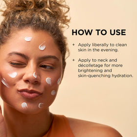 IMAGE Skincare cream being applied on fingers showing smooth, non-greasy feel