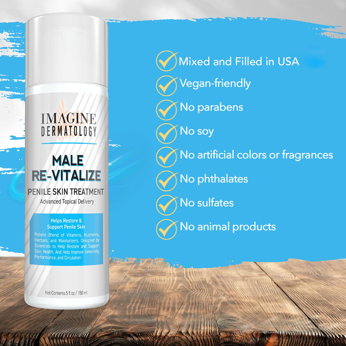 Imagine Dermatology on bathroom vanity lifestyle shot suggesting daily care routine