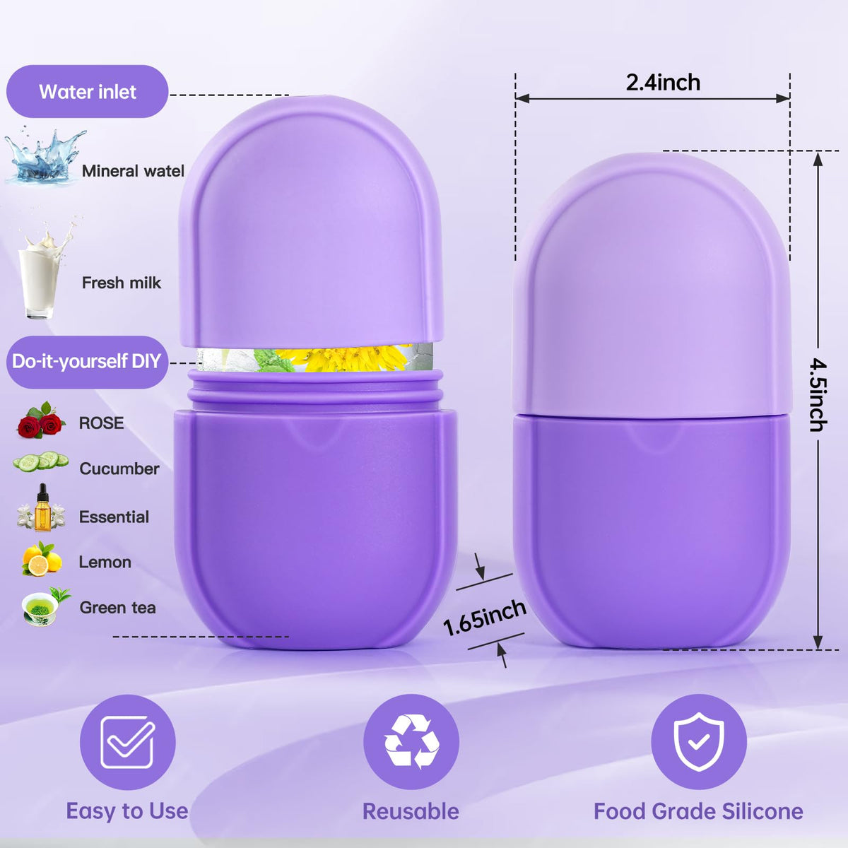 IMEASY roller held in hand demonstrating ergonomic grip for precise massage
