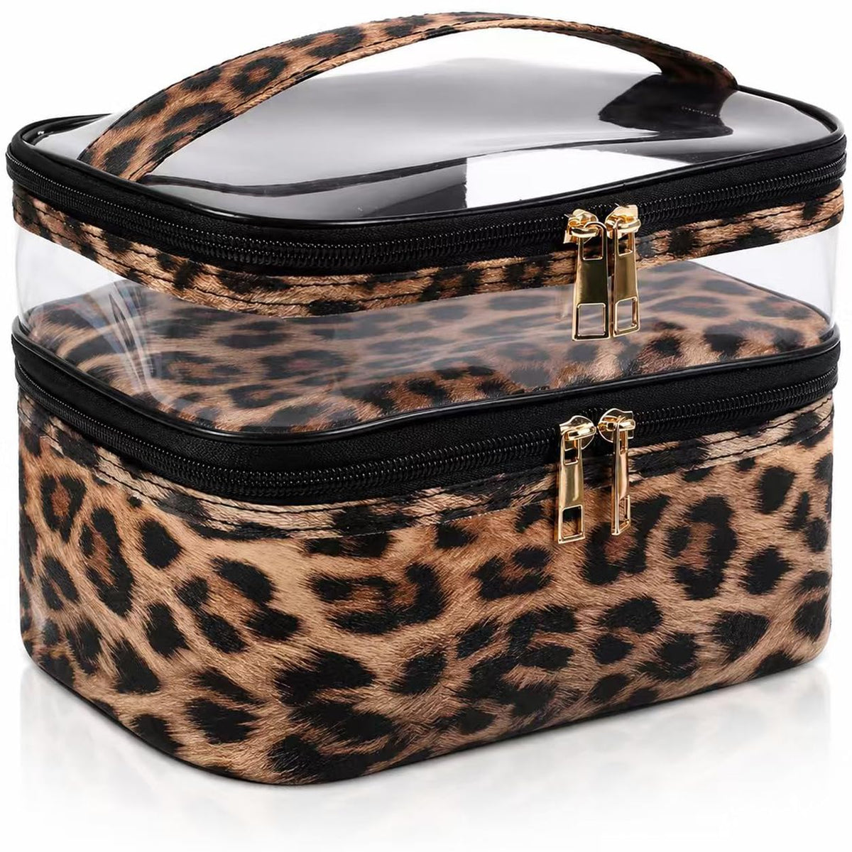 imerelez leopard front packaging showing compact, stylish travel-ready case