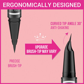iMethod applying on eyebrow showing realistic hair-like strokes