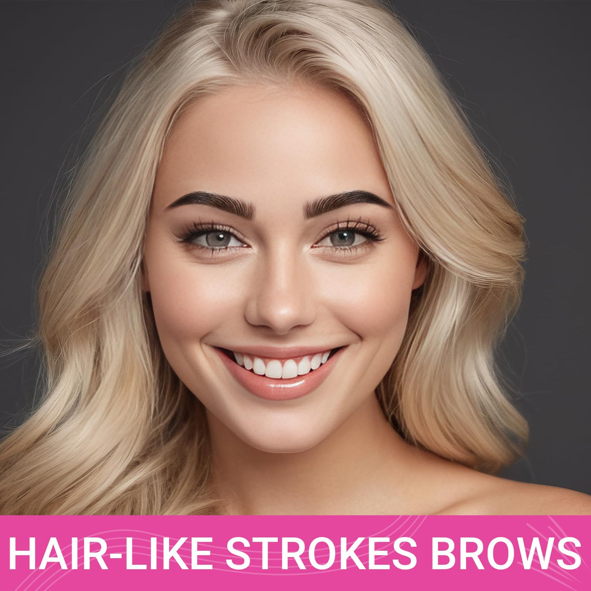 iMethod fine brush-tip detail for hair-like strokes and natural definition
