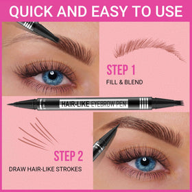 iMethod pen held in hand illustrating compact size for travel