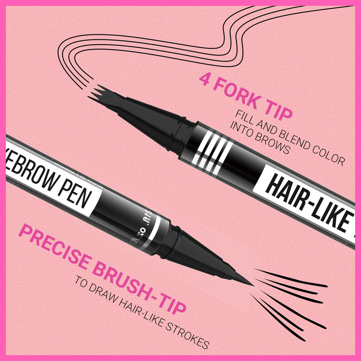iMethod spoolie close-up grooms and blends product for even texture