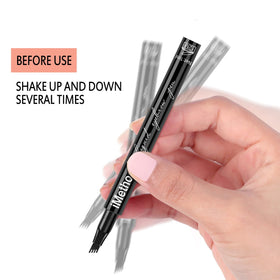 iMethod eyebrow pen zoom on texture demonstrating fine, buildable pigment