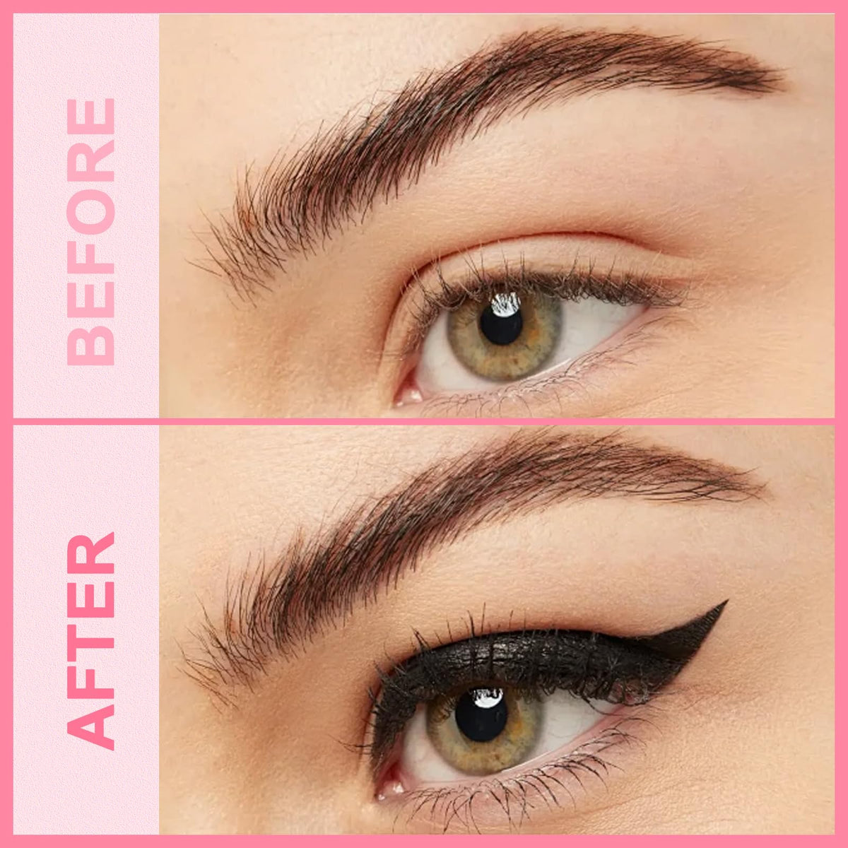 iMethod close-up of fine brush tip for precise lining and detailed lash definition