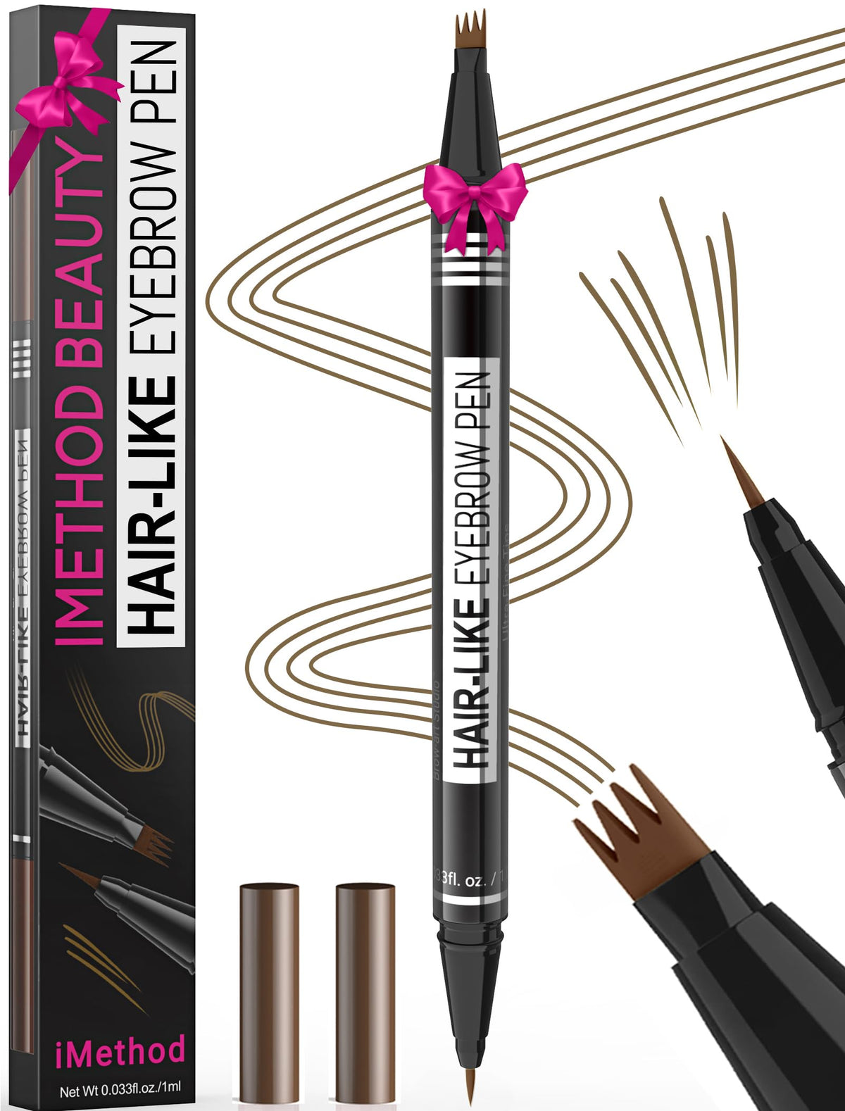 iMethod front packaging showing brown shade and 2-in-1 benefits