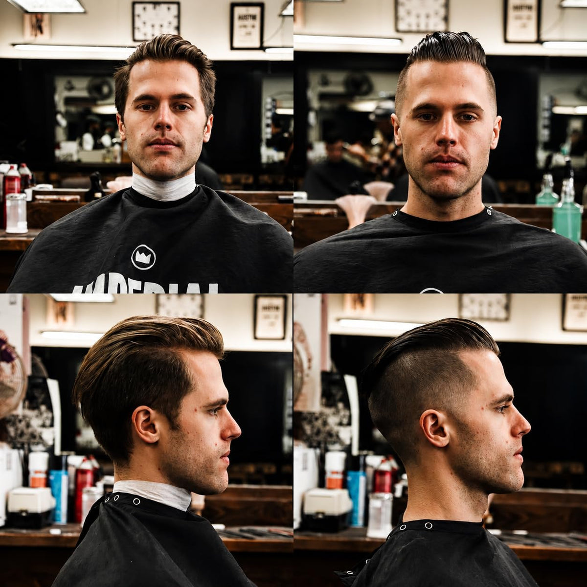 Imperial Barber Grade classic pomade rinsing clean under water, simple washout advantage