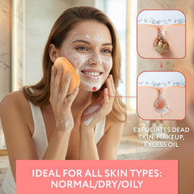 IMPRESA closeup of medical‑grade foam texture for gentle yet thorough exfoliation