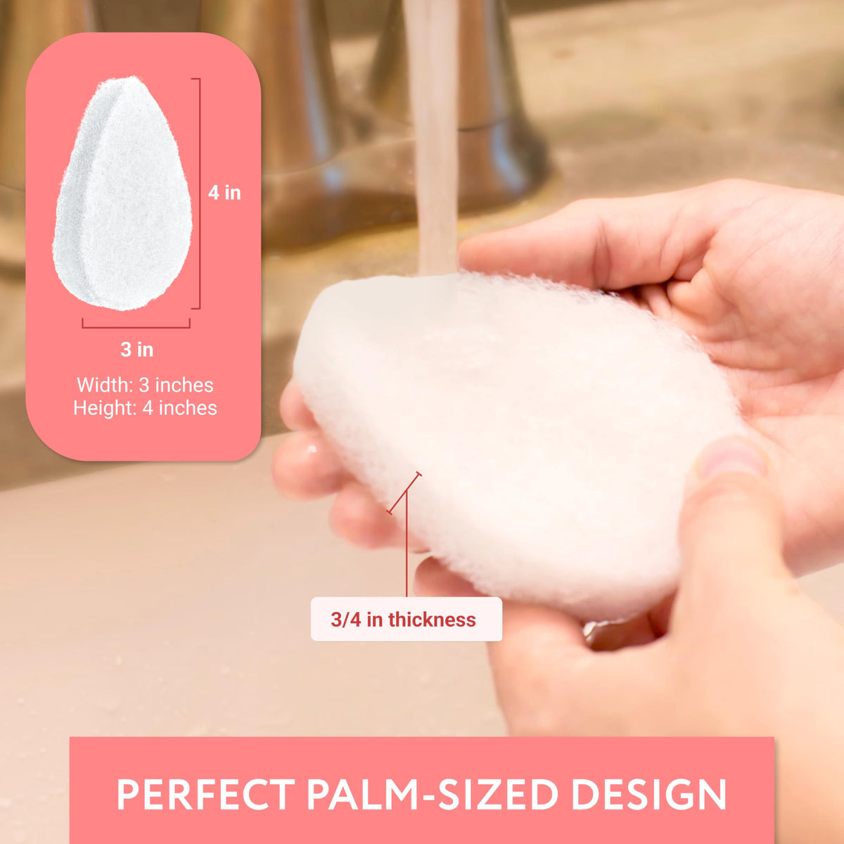 IMPRESA sponge creating cleanser foam to boost cleaning effectiveness