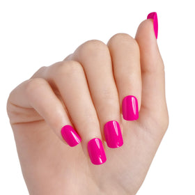 imPRESS close-up of single All Smiles nail showing smooth finish