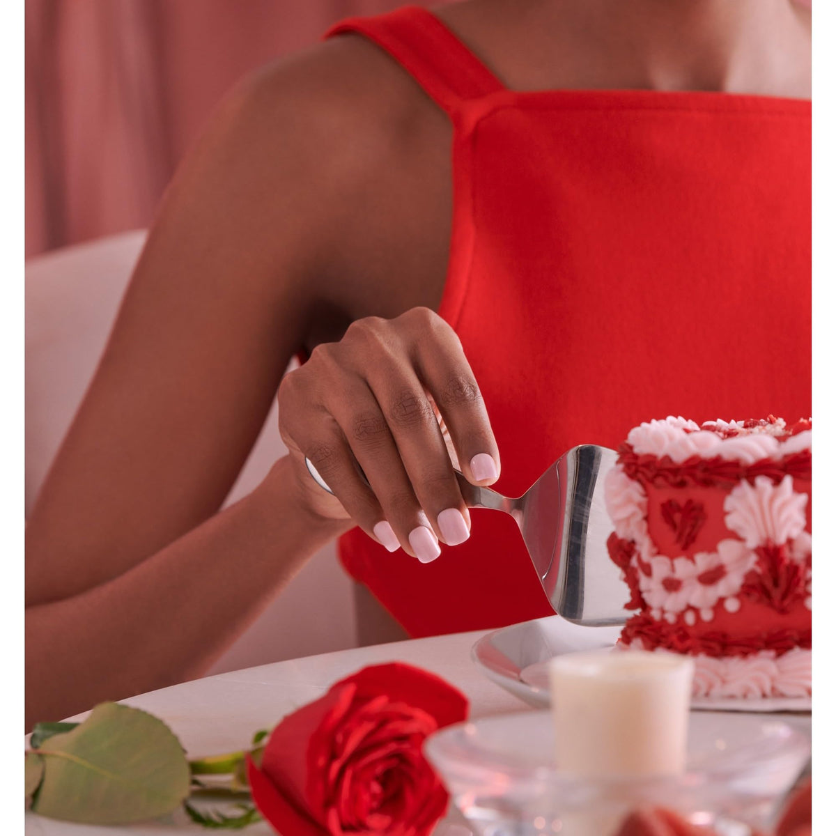 imPRESS arranged 30 nails display highlighting size variety and ease