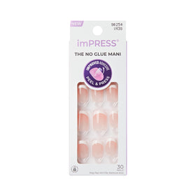 imPRESS front packaging showing 30-piece Chic French kit and quick application benefit