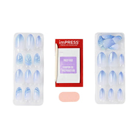 imPRESS spread of 30 nails illustrating size variety for full manicures