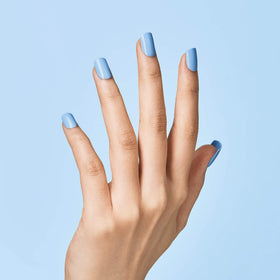 imPRESS close view of nail surface texture showing smooth gel-like finish for polished look