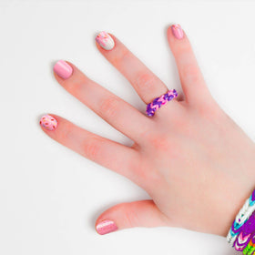 imPRESS close-up of squoval nail shape for comfortable fit on small nails