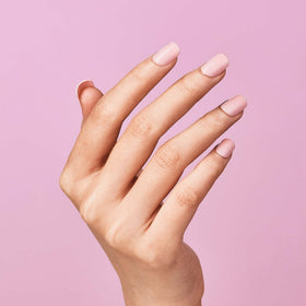 imPRESS spread of 30 pink nails displaying size options for an easy perfect fit