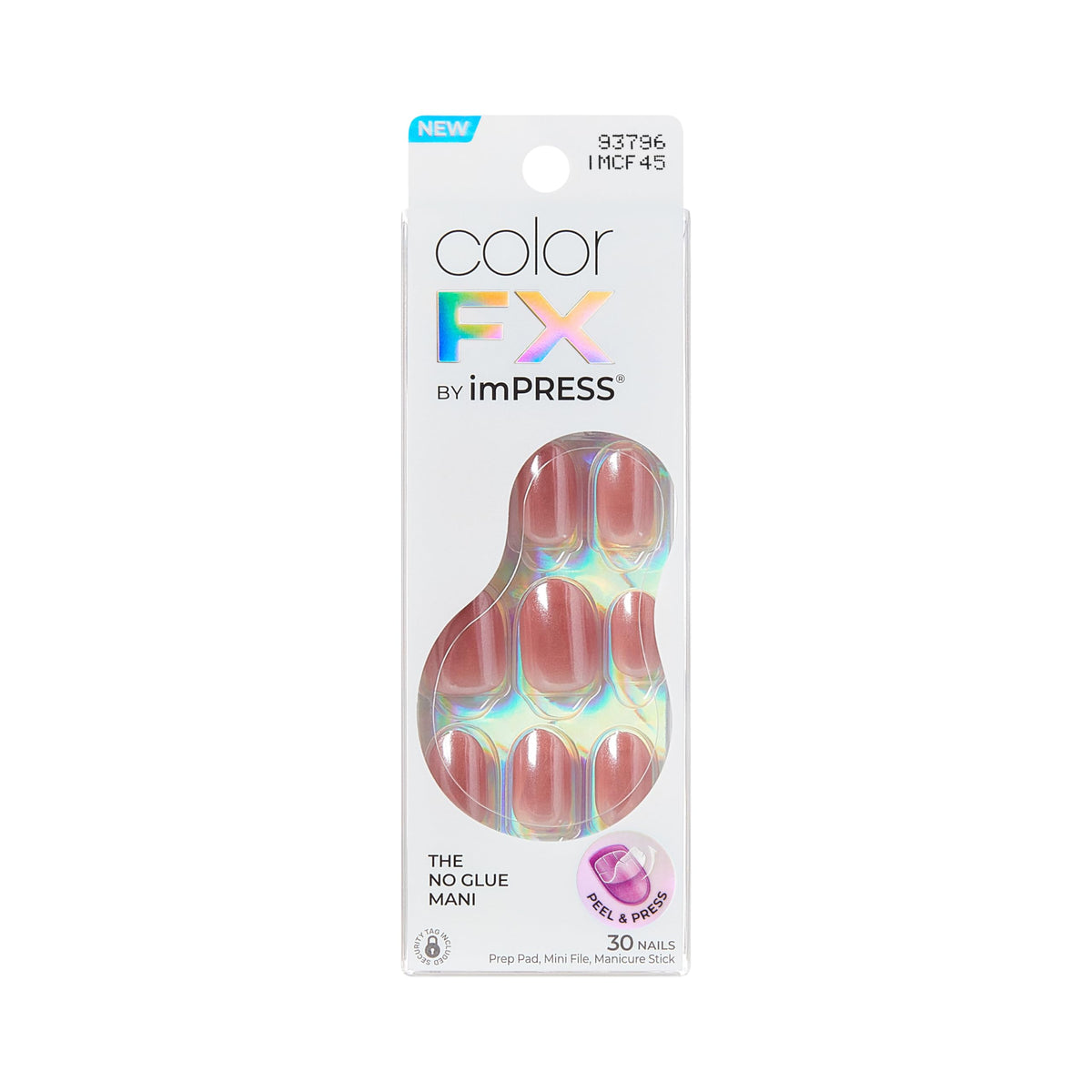 imPRESS front packaging showing kit contents and pink ColorFX finish
