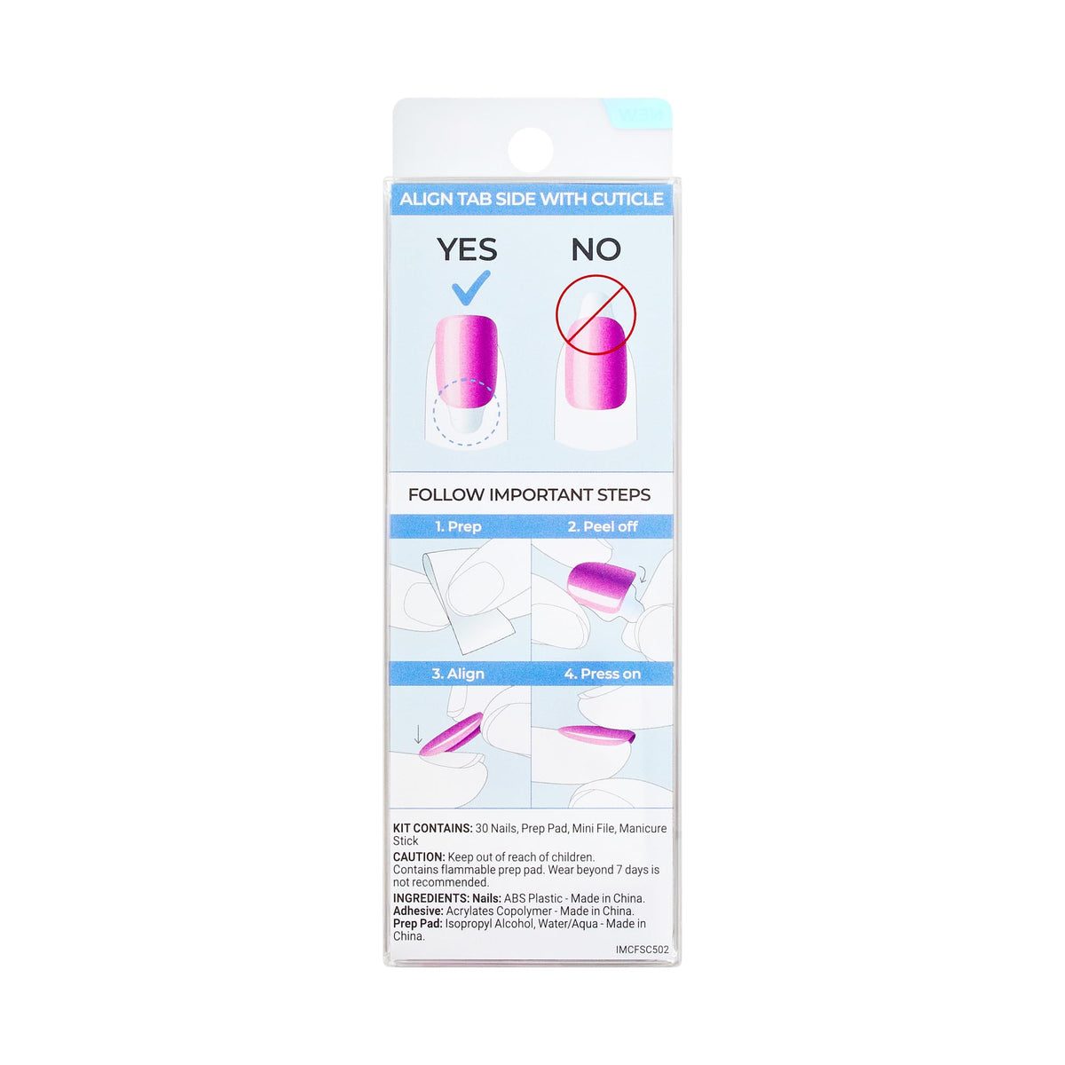imPRESS nails next to coin to show short oval length scale