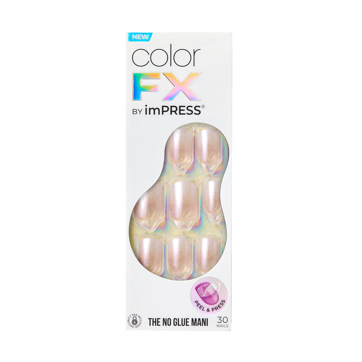imPRESS front packaging showing solid white Connection nails and kit benefits