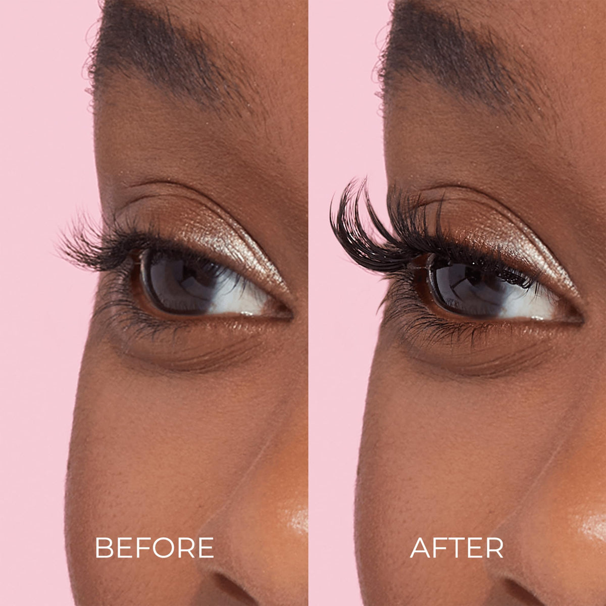 imPRESS close-up of cluster fibers highlighting curl and lightweight comfort