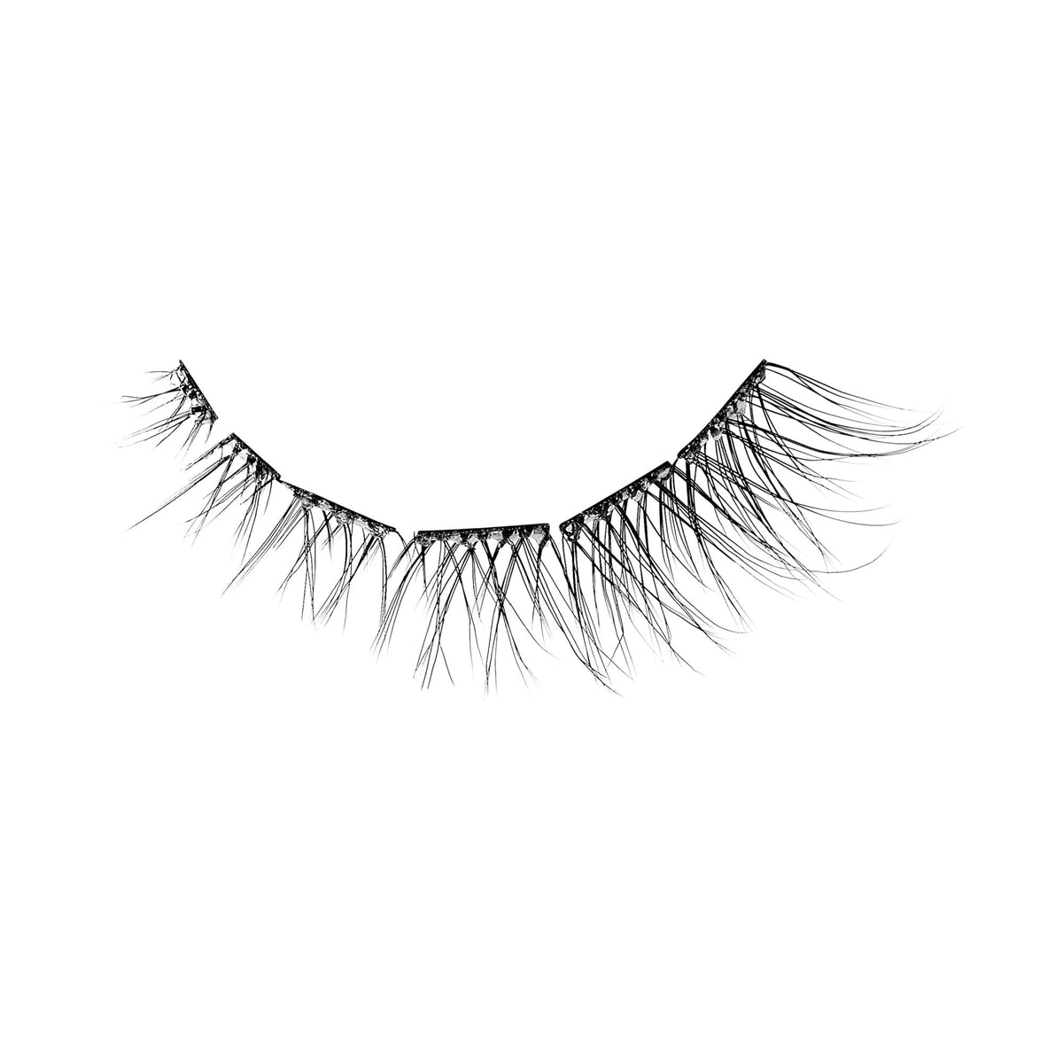 imPRESS side view of curved base highlighting comfortable fit along lash line
