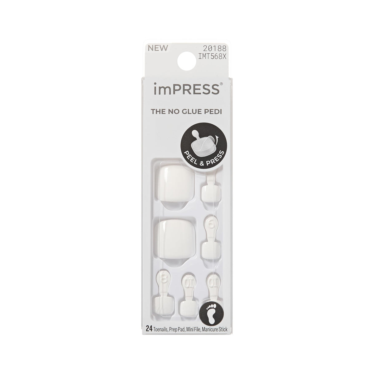imPRESS front packaging showing kit contents and quick application benefit
