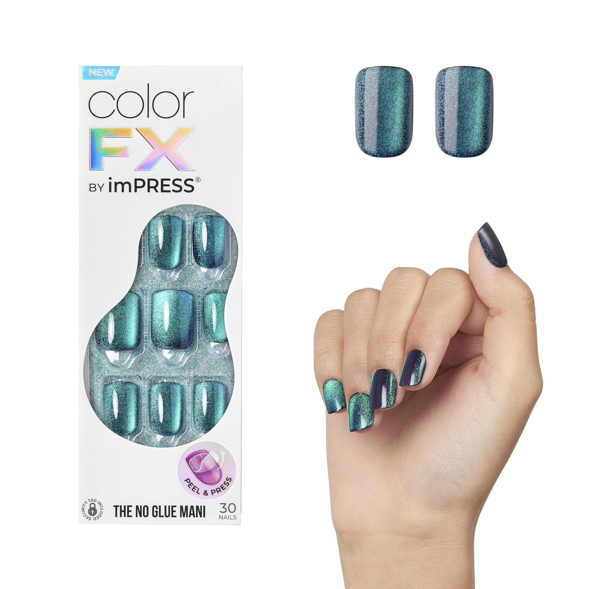 imPRESS front packaging showing Better Things green nails and ready-to-wear convenience