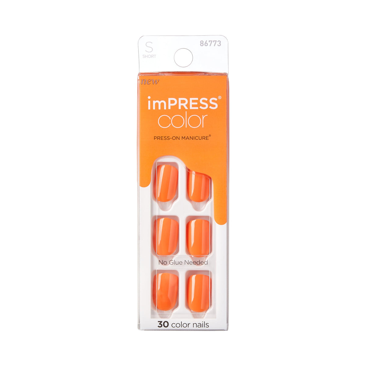 imPRESS front packaging showing Sweet Mango kit and contents benefit fast application