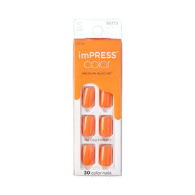 imPRESS front packaging showing Sweet Mango kit and contents benefit fast application