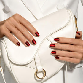 imPRESS close-up of chrome-effect surface showing high-gloss depth and shine
