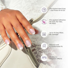 imPRESS image of nail edge and curvature displaying natural seamless fit