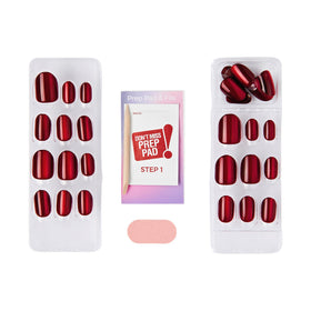 imPRESS kit tools including prep pad manicure stick and mini file for prep benefit