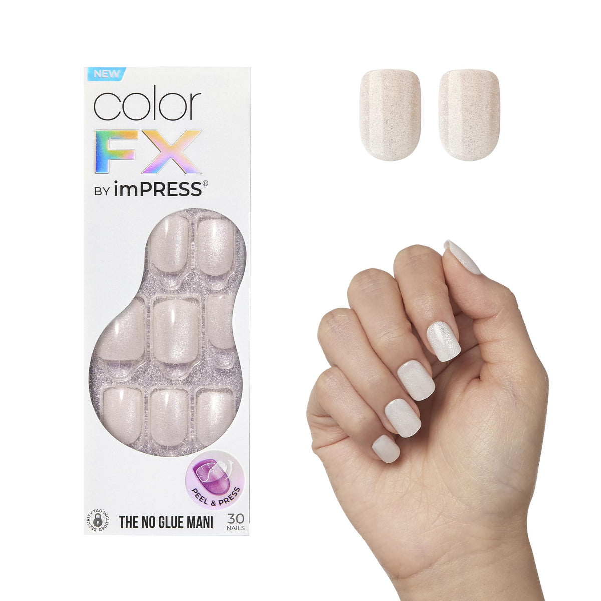 imPRESS Kiss front packaging showing Rebel kit and contents for quick mani