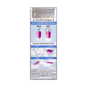 imPRESS lifestyle desk shot showing wearable pearlescent mani for everyday style
