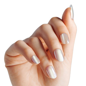 imPRESS close-up of nail rows showing pearlescent colorFX texture and variety