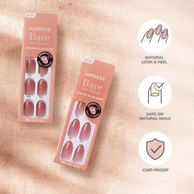 imPRESS kit contents with prep pad, mini file, and manicure stick for easy application