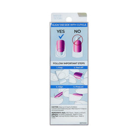 imPRESS lifestyle wrist shot styled with outfit for on-the-go glossy manicure
