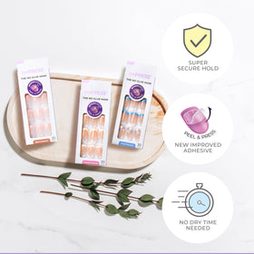 imPRESS nail surface showing gel-like finish and natural-looking texture benefit