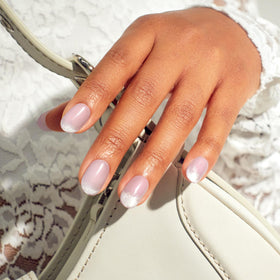 imPRESS nails worn on hand showing instant salon shine and everyday style