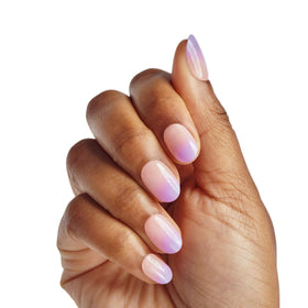 imPRESS close-up of ombré gradient nail showing smooth blended color