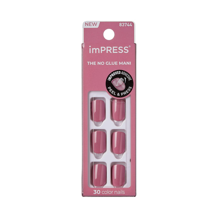 imPRESS Petal Pink front packaging showing kit benefits and color