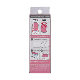 imPRESS prep pad close-up demonstrating oil removal for secure adhesion