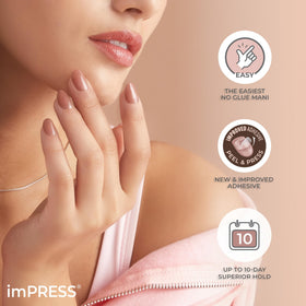 imPRESS close-up of nail surface highlighting slim comfortable profile