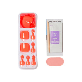 imPRESS prep pad and manicure stick displayed to support secure adhesive bonding