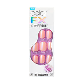 imPRESS lifestyle shot on a table with accessories showing ready-for-outing manicure convenience