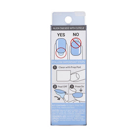 imPRESS nail on finger near ruler showing scale for accurate size expectation