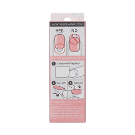 imPRESS nails beside a ruler showing short length for precise size expectations