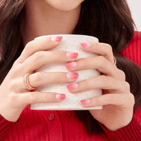 imPRESS short oval profile showing comfortable, natural nail shape