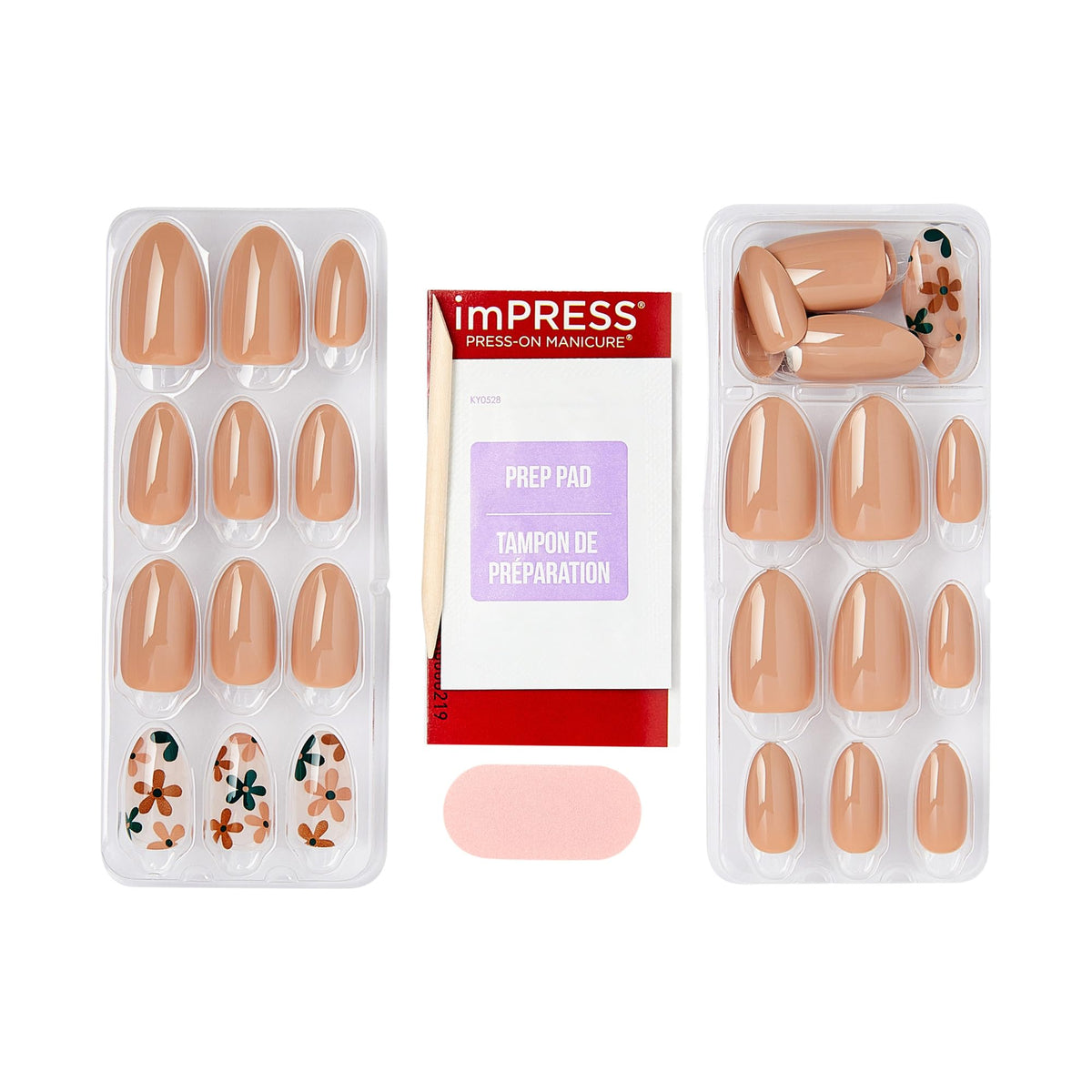 imPRESS side profile of almond shape illustrating comfortable slim silhouette